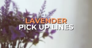 Lavender Pick Up Lines