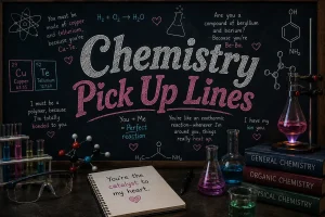 Chemistry Pick Up Lines