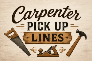 Carpenter Pick Up Lines