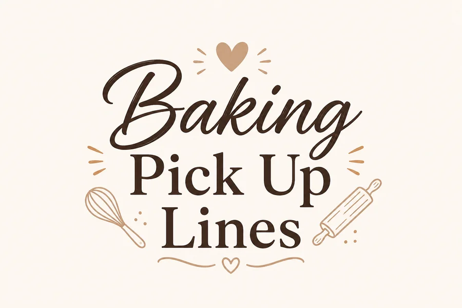 Baking Pick Up Lines