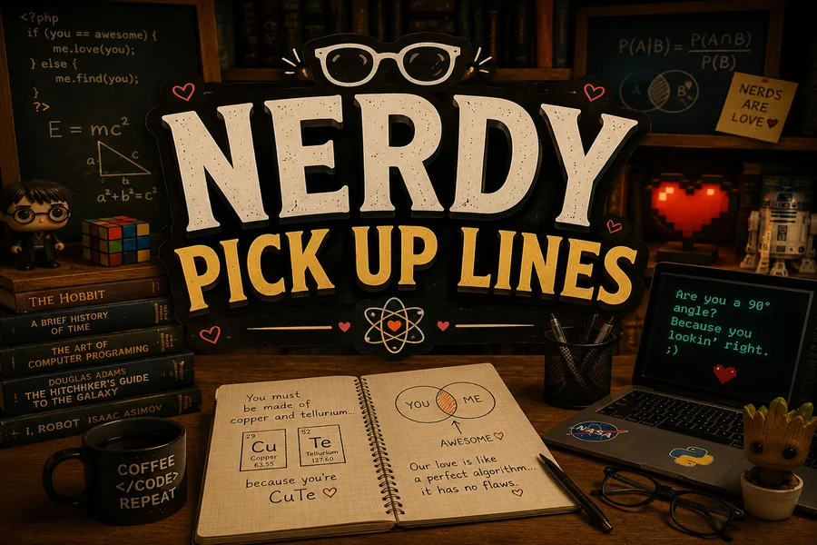 Nerdy Pick Up Lines