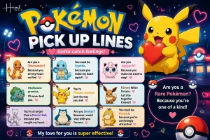 pokemon pick up lines