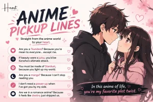 anime pickup lines